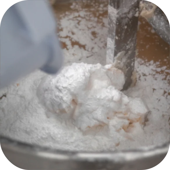 Ingredientes em preparação